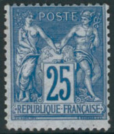 ** N°78 25c Outremer - TB - 1876-1898 Sage (Type II)