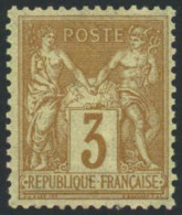 ** N°86 3c Bistre-jaune - TB - 1876-1898 Sage (Type II)