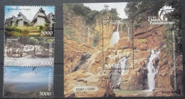 Indonesia 2019, Geopark Ciletuh - Pelabuhan Ratu, MNH S/S And Stamps Strip - Indonésie
