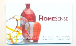 HomeSense / WInners, Canada, Carte Cadeau Pour Collection, Sans Valeur, # Homesense-1 - Tarjetas De Fidelización Y De Regalo