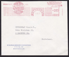 Netherlands: Cover, 1967, Meter Cancel, Heineken Beer, Alcohol, Sent By European Brewery Convention (traces Of Use) - Brieven En Documenten