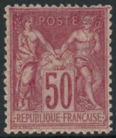 ** N°104 50c Rose, Pièce De Luxe - TB - 1898-1900 Sage (Type III)