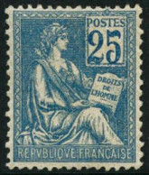 ** N°114 25c Bleu, Pièce De Luxe - TB - Autres & Non Classés