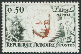 ** N°1344 50c Blaise Pascal, Impression Très Dépouillé - TB - Sonstige & Ohne Zuordnung