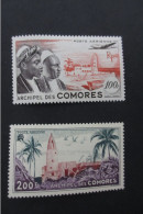 COMORES POSTE AERIENNE N°2/3 NEUF* TTB COTE 34 EUROS VOIR SCANS - Aéreo