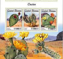 A7606 - GUINE BISSAU - ERROR MISPERF Stamp Sheet - 2021 - Cactusses - Cactus