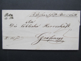 BRIEF Retz - Grafenegg 1848 // D*58589X - ...-1850 Vorphilatelie