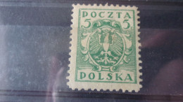 POLOGNE YVERT N° 160* - Unused Stamps