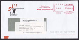 Netherlands: Cover, 2002, Meter Cancel, Visit Our Website Veterans.nl, Veteran, Military, Armed Forces (traces Of Use) - Briefe U. Dokumente