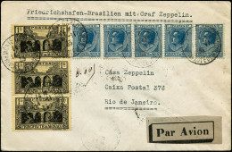 Lettre 95X 3 - 99 X5 Lettre Envoyée Par Zeppelin Du 14/11/33 Arrivée Le 25/11/33 - TB - Posta Aerea