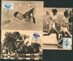 Carte-Maximum (CM) - Jeux Olympique De Montréal 1976 N°1800/02 Complet ! - 1971-1980