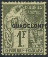 * N°26c 1F Guadelonpe - TB - Altri & Non Classificati