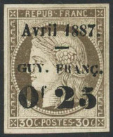 ** N°5 0,25 Sur 30c De 1872 - TB - Altri & Non Classificati