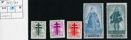 Timbre Belgique N° 787/91 - Gebraucht