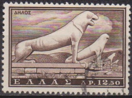 Tourisme - GRECE - Allée Des Lions De Marbre à Délos - N°  742 - 1961 - Gebraucht