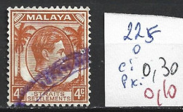 MALACCA 225 Oblitéré Côte 0.30 € - Malacca