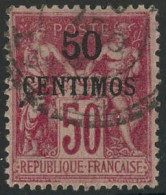 Obl. N°6A 50c Sir 50c Rose - TB - Other & Unclassified