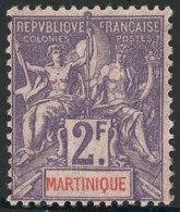 ** N°50 2F Violet S/rose - TB - Other & Unclassified