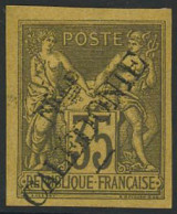 ** N°18 35c Violet-noir S/jaune - TB - Other & Unclassified