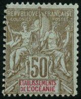 ** N°20 50c Bistre S/azur - TB - Other & Unclassified