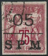 Obl. N°10 05sur 75c De 1817, Signé Lemaire - TB - Other & Unclassified