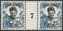 ** N°7 25c Bleu, Mill 7 - TB - Other & Unclassified