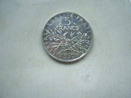 PIECE DE 5 FRANCS ARGENT 1960 - 5 Francs