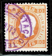 Portugal, 1870..., # 42, Calhariz, Used - Oblitérés