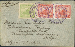 Lettre N°49/50 Lettre Par Bateau Via Java Pour Alger - TB - Papouasie-Nouvelle-Guinée