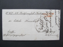 BRIEF Mürzzuschlag - Steyersberg B. Neunkirchen Neuberg 1843 // D*58600 - ...-1850 Voorfilatelie