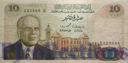 TUNISIA 10 DINARS 1980 PICK 76 XF - Tunisia