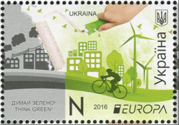 Ukraine Europa CEPT Neuf 2016 N°1237 Ecologie - 2016