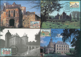 Carte-maximum (CM) - Chateaux N°2193/96 - 1981-1990