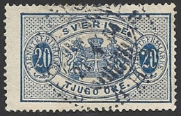 Schweden, Dienstpost, 1891, Michel-Nr. 15, Gestempelt - Dienstmarken