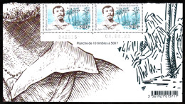Polynésie Française - 2023 - 100 Ans De La Mort De Pierre Loti - Timbres En Paire Bas De Feuille Neuf MNH ** - New - - Unused Stamps