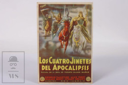 Original 1946  The Four Horsemen Of The Apocalypse / Movie Advt Brochure - Rudolph Valentino, Alice Terry,Pomeroy Cannon - Werbetrailer