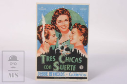 Original 1951 Give A Girl A Break / Movie Advt Brochure - Marge Champion, Gower Champion, Debbie Reynolds- 12,5 X 8,5 Cm - Pubblicitari