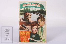 Original 1949 Malaca / Movie Advt Brochure - Spencer Tracy, James Stewart, Valentina Cortese- 13,5 X 8,5 Cm - Bioscoopreclame