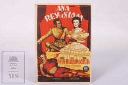 Original 1950 Anna And The King Of Siam / Movie Advt Brochure - Irene Dunne, Rex Harrison, Linda Darnell - 13,5 X 8,5 Cm - Publicité Cinématographique