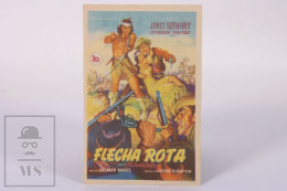 Original 1950's Broken Arrow / Movie Advt Brochure - Delmer Daves - James Stewart, Jeff Chandler  - 14 X 9 Cm - Pubblicitari