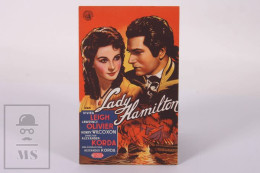 Original 1940's That Hamilton Woman / Movie Advt Brochure - Vivien LeighLaurence Olivier  - Folded 15 X 9,5 Cm - Pubblicitari