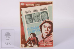 Original 1957 Difendo Il Mio Amore / Movie Advt Brochure - Giulio Macchi - Martine Carol  - 14,5 X 10,5 Cm - Publicidad