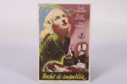 Original 1944 Vigil In The Night / Movie Advt Brochure - Carole Lombard, Anne Shirley, Brian Aherne - 13,5 X 9 Cm - Cinema Advertisement
