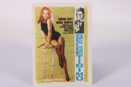 Original 1960's Segretissimo / Movie Advt Brochure - Frenando Cerchio,  Grodon Scott, Magda Konopka -13,5 X 9,8 Cm - Bioscoopreclame