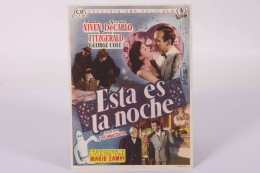 Original 1950's Happy Ever After / Movie Advt Brochure - David Niven, Yvonne Di Carlo - 15 X 11 Cm - Bioscoopreclame