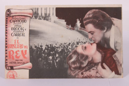 Original 1930's The Dictator / Movie Advt Brochure - Clive Brook, Madeleine Carroll, Emlyn Williams Folded 9,55 X 15 Cm - Publicité Cinématographique