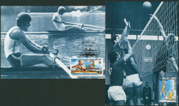Carte-maximum (CM) - Sports (aviron, Voley-ball) N°2259/60 - 1981-1990