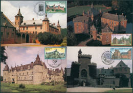 Carte-maximum (CM) - Chateaux N°2265/68 - 1981-1990