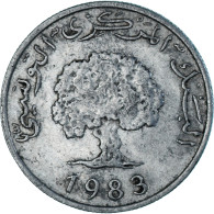 Monnaie, Tunisie, 5 Millim, 1983 - Tunisie
