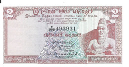 SRI LANKA ( CEYLON )  2 RUPEES 1974 UNC P 72A A - Sri Lanka